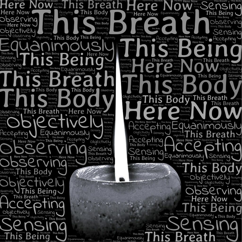vipassana, meditation, candle, breathwork